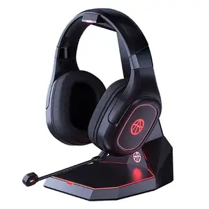 2.4G Wired/Wireless Gaming Headset con virtual 7.1, Staccabile Microfono A Cancellazione di Rumore cuffie per XBOX,PS4,PC