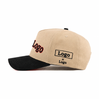 Casquette de baseball brodée sur mesure en sergé de coton, ajustable avec fermeture snapback, broderie de logo personnalisée, fabricant de casquettes OEM