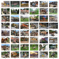Guangzhou Nanchi Factory New Arrived Grands modèles animatroniques Sculpture de dragon rouge grandeur nature avec un son et un mouvement réalistes