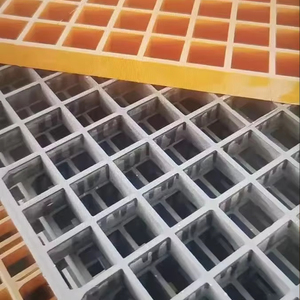 Rejilla de FRP para suelo de sala de lavado de coches, cubierta para zanjas de árboles, pasarelas fotovoltaicas, cubierta para zanjas de drenaje de plantas de aguas residuales y protección contra fugas - Product Image 2