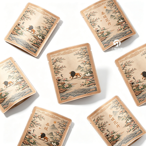 ถุงซองฟอยล์อลูมิเนียมแบบปิดผนึก 3 ด้าน |   บรรจุภัณฑ์กระดาษคราฟท์กันความชื้นสำหรับกาแฟดริปและชาผง - Product Image 3