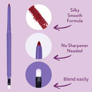 Crayons à lèvres végétaliens 2-en-1 à haute pigmentation, étiquette privée, imperméable, fabricant, vente en gros, sans Logo, rose crème - Product Image 4