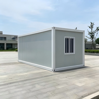 Maison conteneur préfabriquée à montage rapide 20 pieds, panneaux sandwich, pour dortoir de personnel de chantier