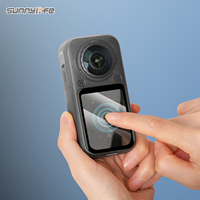 Protecteur d'écran en verre trempé Sunnylife, film protecteur souple en PET, accessoires pour caméra d'action pour Insta360 X6
