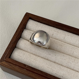 Minimalist 925 Sterling Silver Open <b>Ring</b> <b>Adjustable</b> Comfortable Smooth Dome Band <b>Ring</b> for Daily Wear Elegant Timeless Jewelry - Product Image 4