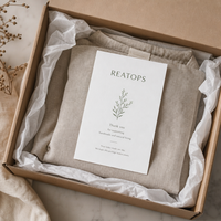 Carte de remerciement inspirée de la nature pour boutique Etsy Shopify, inserts d'emballage esthétiques et chaleureux, papier d'art premium 300g