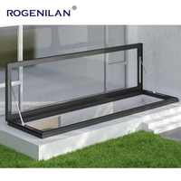 Fenêtres de toit Rogenilan, fenêtres de toit à double vitrage électriques extérieures, trappe d'accès au toit, design de fenêtres de toit