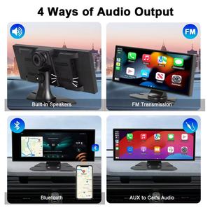 Navegador GPS Carplay inalámbrico Universal portátil Fácil instalación Pantalla táctil Estéreo de coche para automóviles Android 1 año de garantía - Product Image 6