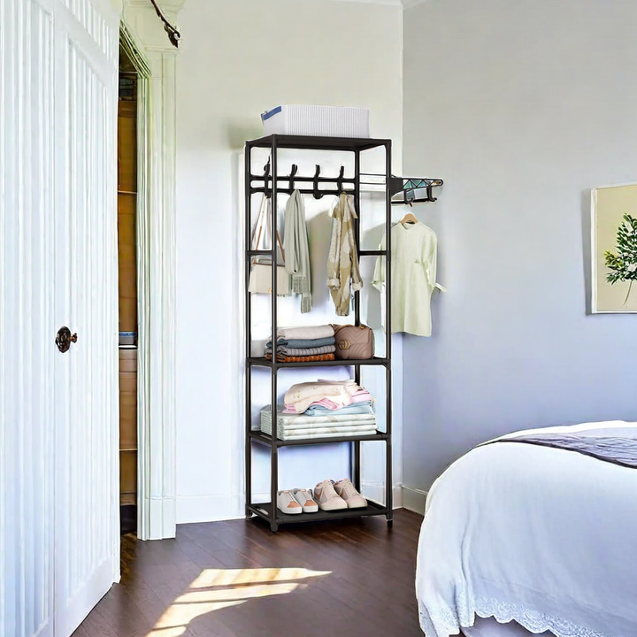 Factory Directly Sale Hooks Coat Rack Freestanding Indoor Furniture Metal Dress Form Stand Coat