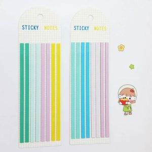 160 hojas de pegatinas fluorescentes de PET de colores, pestañas de índice transparentes, notas adhesivas, papelería para oficina y escuela, regalos para niños - Product Image 1