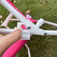 Chaise de plage pour enfants avec parasol, ensemble de table moderne en acier inoxydable et tissu, chaises de plage, vente chaude