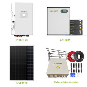 Kit completo de fase dividida estándar de EE. UU. Panel solar 10kw fuera de la red Batería solar híbrida Casa Sistema solar <span class=keywords><strong>Comprar</strong></span> para energía doméstica - Product Image 2