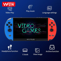 Console de jeux vidéo 7 pouces 16 Go X12 Plus Consola 20000+ jeux pour PSP Jeux rétro portables Arcade avec double joystick