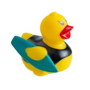 बच्चों के स्नान खिलौने पानी खेलने के खिलौने छोटे पीले नकों को सर्फिंग करते हुए - Product Image 4