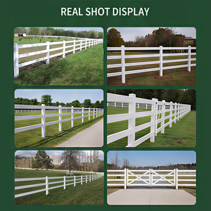 Cerca para Caballos de PVC Resistente, Antidecoloración y Estable al Viento, para Pastoreo Rural, Granjas y Seguridad del Ganado - Product Image 5