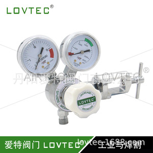 Vanne de réduction de pression en cuivre à double manomètre pour bouteilles d'oxygène, borne à connexion rapide avec structure à diaphragme - Product Image 3