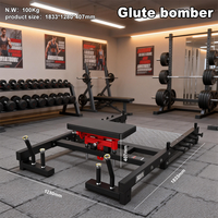Appareil de musculation professionnel robuste pour fessiers, machine à poussée de hanche, entraînement des fessiers maximus, exercice de force pour club de fitness