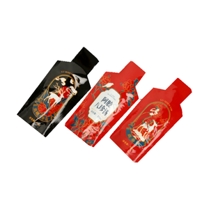 Sac en plastique personnalisé en forme d'aliment jus d'argousier sac en feuille d'aluminium autoportant boisson liquide cuisson sauce tomate sac - Product Image 2