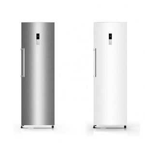 Réfrigérateur-congélateur double porte 360L 265L en acier inoxydable de haute qualité pour usage domestique, sans givre, avec compresseur, design portable et écran LED - Product Image 1