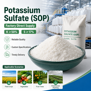 Solfato di Potassio Grado Tecnico SOP K2SO4 CAS 7778-80-5 K 50% Fertilizzante a Base di Potassio Formulazione Personalizzata Prezzo di Fabbrica all'Ingrosso - Product Image 6