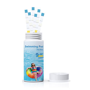 Bandelettes de test 9-en-1 pour piscines d'eau salée avec test d'oxygène <span class=keywords><strong>actif</strong></span>, kit de test de la qualité de l'eau pour aquariums et spas - Product Image 3