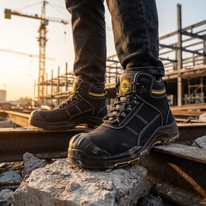 MAXITOUGH isolante 12KV <span class=keywords><strong>antiscivolo</strong></span> nabuk Anti-stab mezzsuola in fibra di vetro pesante tipo industria <span class=keywords><strong>scarpe</strong></span> di sicurezza comode per gli uomini - Product Image 3