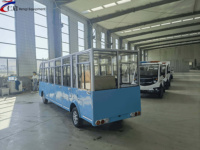 Autobús Eléctrico de Lujo con Aire Acondicionado, 17 Plazas |   Frenos Hidráulicos Seguros |   Color Personalizado para Resorts y Campus