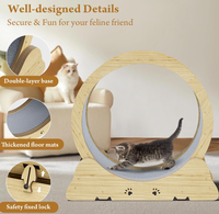 Direktverkauf ab Werk Luxuriöses Umweltfreundliches Katzen-Laufrad Intelligentes Geräuscharmes Katzen-Laufband