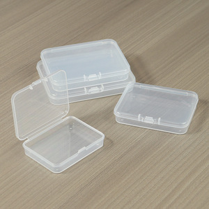 Rectangular Plastic <b>Storage</b> <b>Box</b> With Lid For Office Desktop Organizing <b>Small</b> Parts Accessories Hardware Tools PP Material - Product Image 2