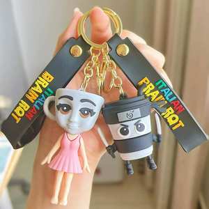 24 gaya Italia braintar Tung Sahur Boneca Tralalero Tralala balerina cappucina gambar PVC Gantungan Kunci Anime liontin - Product Image 2