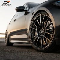 Jantes forgées CF 3 pièces 20-22 pouces 5x130 PCD à rebord profond pour Taycan Sport Turismo, nouvelles jantes personnalisées ODM, garantie 5 ans