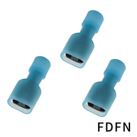 Cosses de terminaison de câble de connecteur FDFN bornes à anneau en cuivre bornes électriques sertissage avec fil de terre