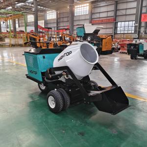 HT800 Marca HIGHTOP Mini Betoniera 400L Autocaricante Mini Dumper Portatile Miscelatore Automatico di Cemento su Ruote - Product Image 3