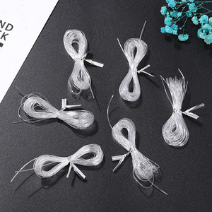 Transparent Beaded Crystal Elastic Thread For <b>Bracelet</b> Making Plastic Resin Jewelry <b>String</b> DIY Craft Accessory 240118 - Product Image 1
