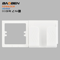 BAOBEN 86 Typ Wandmontierte Handy-Ladestation - Hotel Nachttisch Wandmontierter Klebehalter