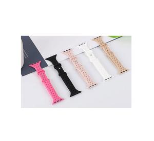 Correa de hebilla de mariposa de silicona deportiva y de moda tejida de nailon fino para Apple Watch 8 para Iwatch correa de reloj de silicona - Product Image 6