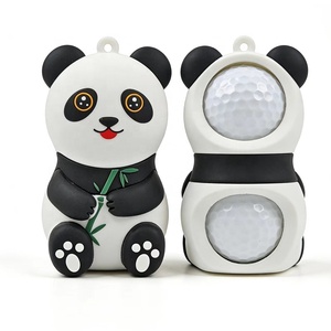 Porte-clés en silicone en forme <span class=keywords><strong>de</strong></span> panda, portable pour l'extérieur, double <span class=keywords><strong>support</strong></span> pour balles <span class=keywords><strong>de</strong></span> golf - Product Image 4