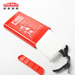 Protezione di emergenza saldatura coperta antincendio resistenza alle alte Temperature fibra di vetro ignifuga raso bianco per casa e auto - Product Image 5