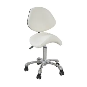 Dongpin high quality salon spa massage adjustable fabric chair beauty salon stool with wheels rolling foot spa pedicure stool