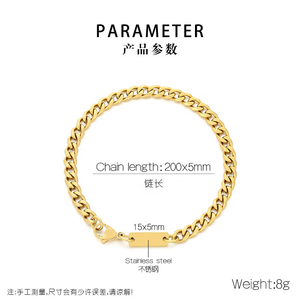 Collar de <span class=keywords><strong>Cadena</strong></span> Cubana <span class=keywords><strong>con</strong></span> Placa Metálica en Blanco para Grabar <span class=keywords><strong>Nombre</strong></span> de Novio o Novia, Collar Miami Personalizado - Product Image 6