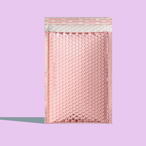 Film en aluminium plaqué or épaissi, taille 18cm x 23cm + 4 sacs à bulles, sacs express, sacs d'emballage cosmétique, vente en gros - Product Image 2