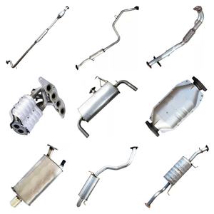 Fabrika ucuz fiyat egzoz borusu araba egzoz susturucu MITSUBISHI Outlander <span class=keywords><strong>3</strong></span>.0 ön orta susturucu için fit - Product Image 3