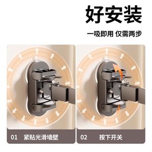 Wall Mounted Telescopic Clothes <b>Drying</b> <b>Rack</b> Single Bar Foldable Indoor Balcony Use Clothing Organizer - Product Image 2