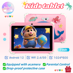 卸売7インチの子供用タブレットPC 3000MAHバッテリー1024x600解像度MTKクアッドコア - Product Image 5