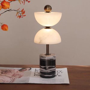 Marble Table <b>Lamp</b> <b>Led</b> Desk <b>Lamp</b> Warm <b>Light</b> Bedroom Bedside <b>Lamp</b> Creative Designer Style - Product Image 3
