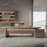 Bureau de direction au design moderne, mobilier de bureau, bureau à domicile, bureau de direction en forme de L pour PDG, table de bureau pour projets