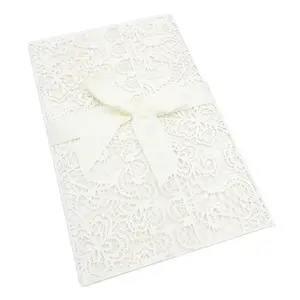 Fashion Laser Cut Card For Wedding and Invitation