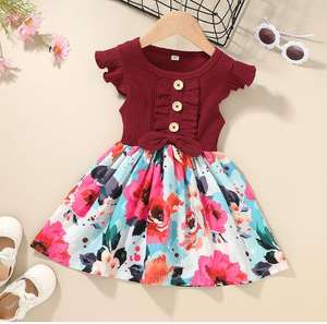 Vestido Floral de Nuevo Diseño en Oferta, con Estilo Dulce y Material de Algodón - Product Image 5