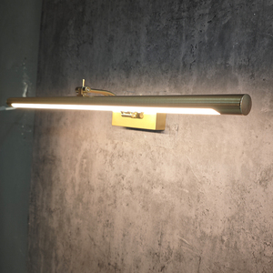Applique murale LED élégante en laiton, rotative, à tube horizontal, pour l'affichage de tableaux, salle de bain, coiffeuse, usage domestique et commercial - Product Image 3