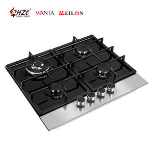 Estufa de Gas Natural Profesional para Cocina, Fabricada por Expertos, con 4 Quemadores, Estufa de Gas LPG con Cubierta de Vidrio - Product Image 3